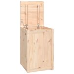 Vidaxl bote  linge 44x44x66 cm bois massif de pin