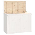 Vidaxl boîte à linge blanc 88, 5x44x66 cm bois massif de pin Vidaxl boîte à linge blanc 88, 5x44x66 cm bois massif de pin