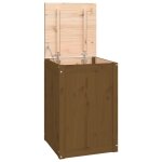 Vidaxl boîte à linge marron miel 44x44x66 cm bois massif de pin Vidaxl boîte à linge marron miel 44x44x66 cm bois massif de pin