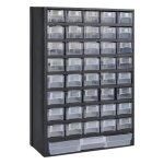 Vidaxl bote  outils de rangement avec 41 tiroirs 2 pcs plastique