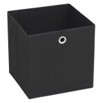 Vidaxl bo�te de rangement 10 pcs tissu non - tiss� 32x32x32 cm noir