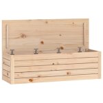 Vidaxl bo�te de rangement 109x36, 5x33 cm bois massif de pin