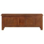 Vidaxl bo�te de rangement 110x30x40 cm bois de manguier solide