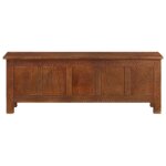 Vidaxl bo�te de rangement 110x30x40 cm bois de manguier solide