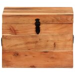 Vidaxl bo�te de rangement 39x28x31 cm bois massif d'acacia