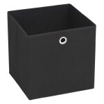 Vidaxl bo�te de rangement 4 pcs tissu non - tiss� 32x32x32 cm noir