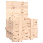 Vidaxl bo�te de rangement 58x40, 5x42 cm bois massif de pin