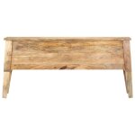 Vidaxl bo�te de rangement 99x35x48 cm bois de manguier solide