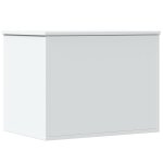Vidaxl bo�te de rangement blanc 60x42x46 cm bois d'ing�nierie