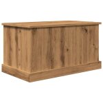 Vidaxl bo�tes de rangement ch�ne artisanal 70x40x38 cm bois ing�nierie
