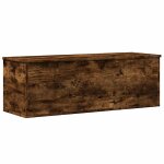 Vidaxl bo�te de rangement ch�ne fum� 102x35x35 cm bois d'ing�nierie