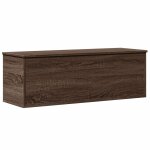 Vidaxl bo�te de rangement ch�ne marron 102x35x35 cm bois d'ing�nierie