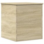 Vidaxl bo�te de rangement ch�ne sonoma 40x42x46 cm bois d'ing�nierie