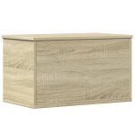 Vidaxl bo�te de rangement ch�ne sonoma 60x35x35 cm bois d'ing�nierie