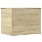 Vidaxl bo�te de rangement ch�ne sonoma 60x42x46 cm bois d'ing�nierie