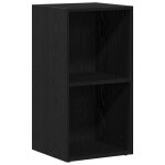 Vidaxl bo�tes de rangement lp ch�ne noir 71x34x36 cm bois ing�nierie