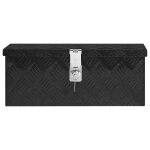 Vidaxl boîte de rangement noir 50x15x20, 5 cm aluminium Vidaxl boîte de rangement noir 50x15x20, 5 cm aluminium