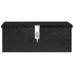 Vidaxl boîte de rangement noir 60x23, 5x23 cm aluminium Vidaxl boîte de rangement noir 60x23, 5x23 cm aluminium