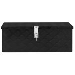 Vidaxl boîte de rangement noir 70x31x27 cm aluminium Vidaxl boîte de rangement noir 70x31x27 cm aluminium