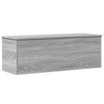Vidaxl bo�te de rangement sonoma gris 102x35x35 cm bois d'ing�nierie