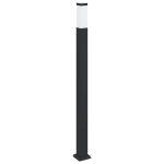 Vidaxl borne lumineuse 110 cm noire ip44