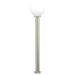 Vidaxl borne lumineuse 120 cm en acier inoxydable ip44