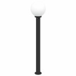 Vidaxl borne lumineuse 120 cm noire ip44