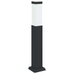 Vidaxl borne lumineuse 50 cm noire ip44