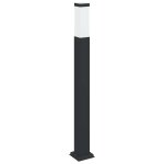 Vidaxl borne lumineuse 80 cm noire ip44