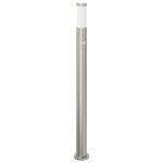 Vidaxl borne lumineuse avec d�tecteur 110 cm en acier inoxydable ip44