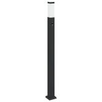 Vidaxl borne lumineuse avec d�tecteur 110 cm noir ip44