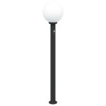 Vidaxl borne lumineuse avec d�tecteur 120 cm noir ip44