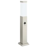 Vidaxl borne lumineuse avec d�tecteur 50 cm en acier inoxydable ip44