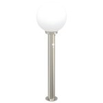 Vidaxl borne lumineuse avec d�tecteur 80 cm en acier inoxydable ip44