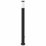Vidaxl borne lumineuse avec sortie 110 cm en acier inoxydable ip44