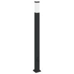 Vidaxl borne lumineuse avec sortie 110 cm noir ip44
