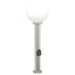 Vidaxl borne lumineuse avec sortie 80 cm en acier inoxydable ip44