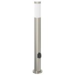 Vidaxl borne lumineuse avec sortie 80 cm en acier inoxydable ip44