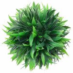 Vidaxl boules de buis artificielles avec lumi�res led 2 pcs vert 30 cm