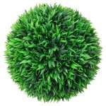 Vidaxl boules de buis artificielles avec lumi�res led 2 pcs vert 38 cm