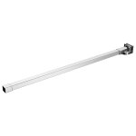 Vidaxl bras de support pour enclos de bain acier inoxydable 70 - 120 cm