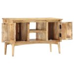 Vidaxl buffet 100x35x60 cm bois de manguier massif
