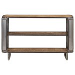 Vidaxl buffet 120x30x73 cm bois de manguier massif
