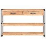 Vidaxl buffet 120x30x75 cm bois d'acacia solide