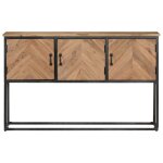 Vidaxl buffet 120x30x75 cm bois d'acacia solide