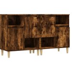 Vidaxl buffets 2 pcs chêne fumé 60x35x70 cm bois d'ingénierie Vidaxl buffets 2 pcs chêne fumé 60x35x70 cm bois d'ingénierie