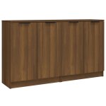Vidaxl buffets 2 pcs chne marron 60x30x70 cm bois d'ingnierie
