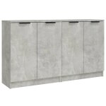 Vidaxl buffets 2 pcs gris béton 60x30x70 cm bois d'ingénierie Vidaxl buffets 2 pcs gris béton 60x30x70 cm bois d'ingénierie
