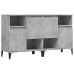Vidaxl buffets 2 pcs gris bton 60x35x70 cm bois d'ingnierie