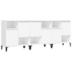 Vidaxl buffets 3 pcs blanc 60x35x70 cm bois d'ingénierie Vidaxl buffets 3 pcs blanc 60x35x70 cm bois d'ingénierie